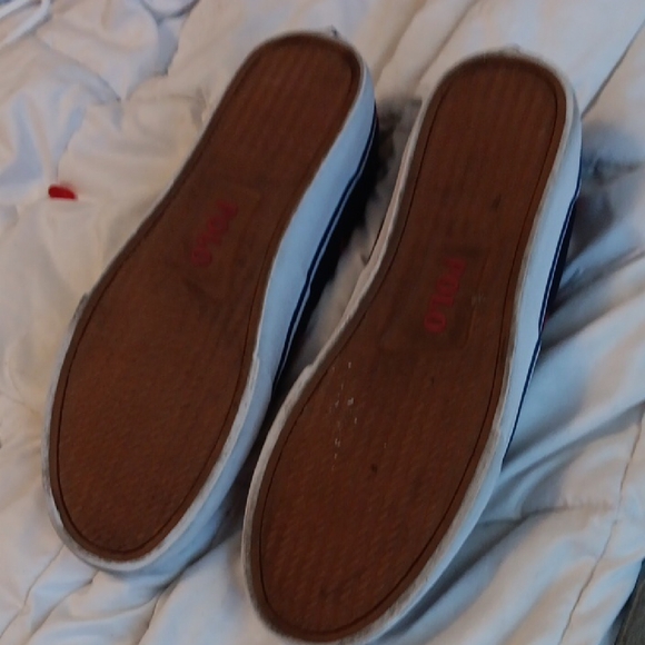 Polo by Ralph Lauren Men's All Over Pony Print Sneakers - Picture 9 of 10